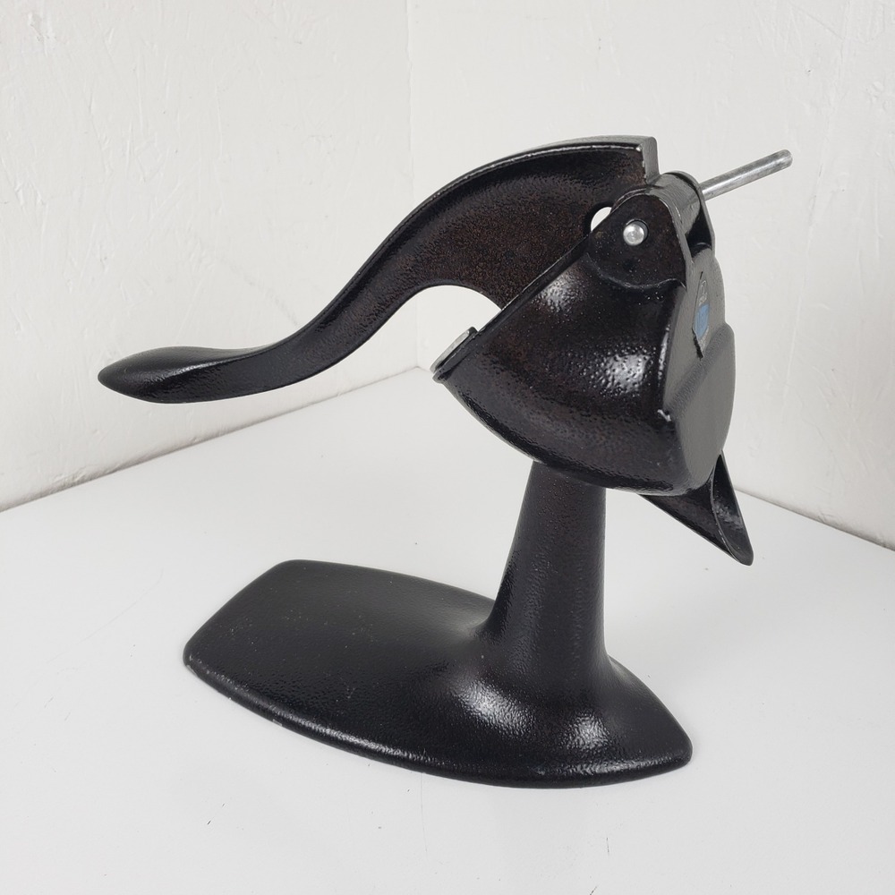 Vintage Mascot Enamel Ware Manual‎ Citrus Juicer Press Cast Aluminum New Zealand
